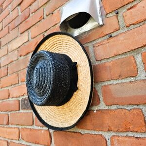 Eastern Accessory Boater Style Straw Hat – Great Gatsby Inspired (Unisex)